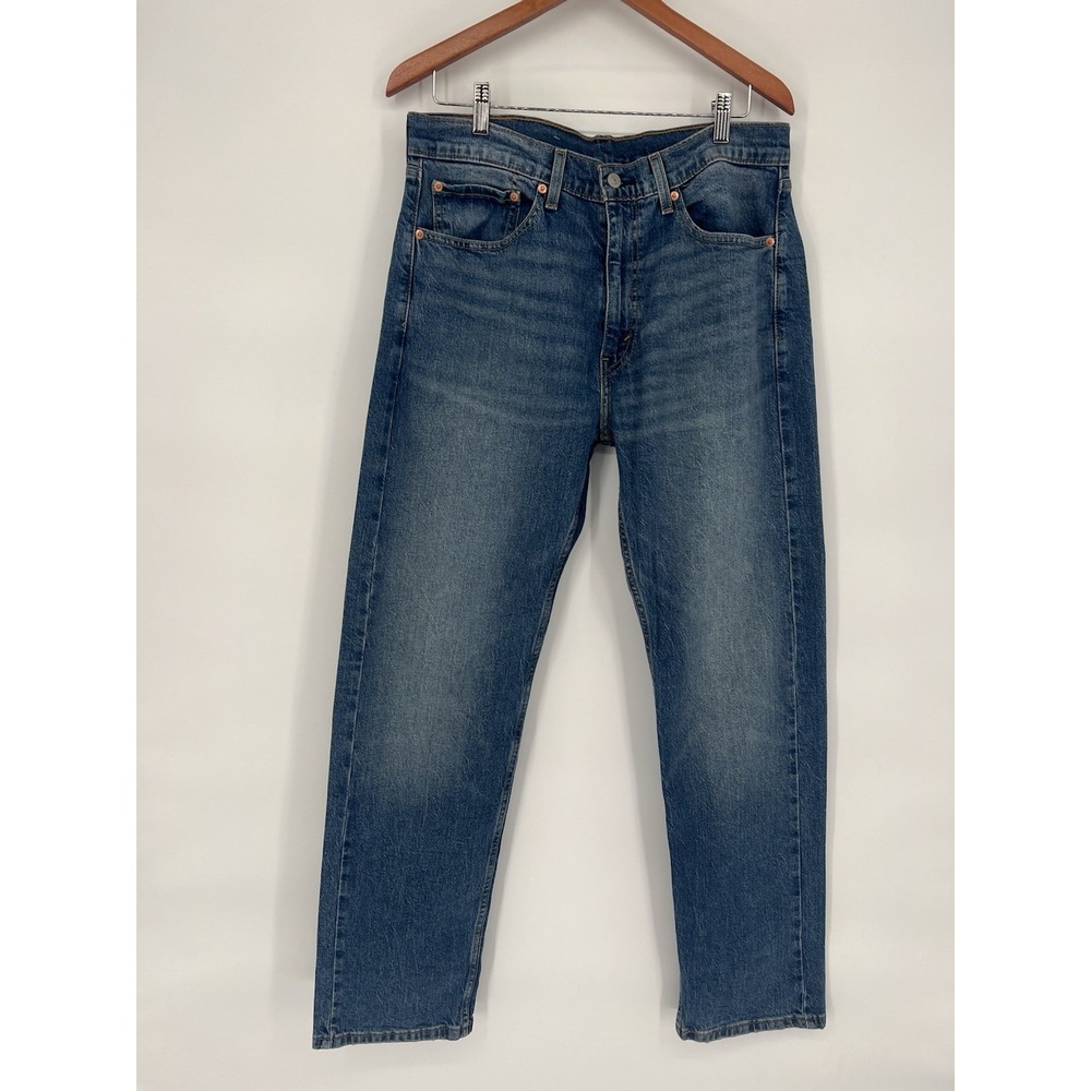 Levi's 505 Men's Jeans 34x32, Blue, Regular Fit,‎ Straight Leg